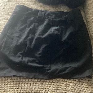 All black skirt